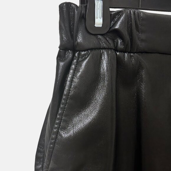 Anine Bing Koa Faux Leather Shorts, size XS - Picture 6 of 6